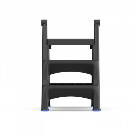 Стремянка пластиковая Steppix (black), PP1730